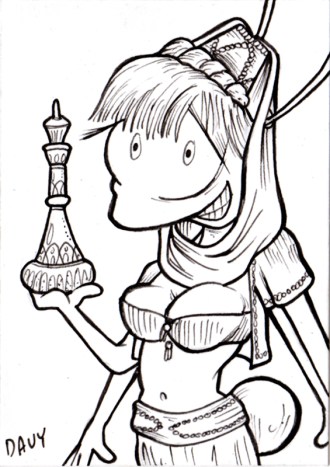 inktober-day-29-frenchy-as-jeannie-web