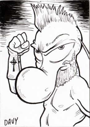 INKtober - Day 24 - Charmy as Sheamus - SHERPA