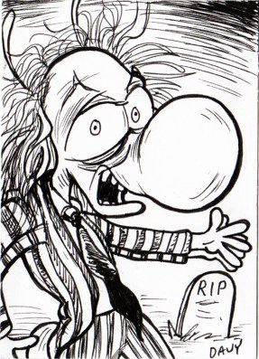 INKtober - Day 27 - Charmy as Beetlejuice SHERPA