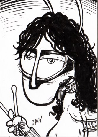 INKtober - Day 30 - Turtle as Eric Carr - SHERPA