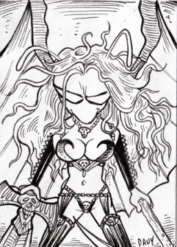 Day 05 - Frenchy as Lady Death LR