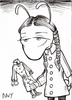 Day 22 - Zana as Wednesday Addams LR