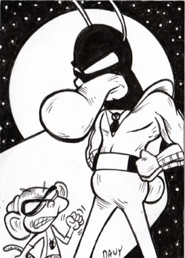 Day 24 - Space Ghost and Blip LR