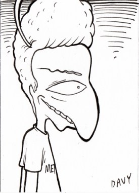 Day 27 - Weaver as Beavis LR