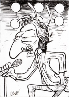 INKtober Day 12 - Weaver as Mick Jagger LR