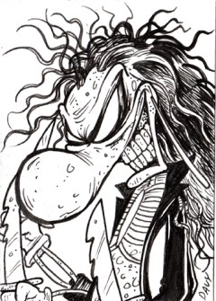 INKtober Day 6 - Charmy as Evil Ernie LR
