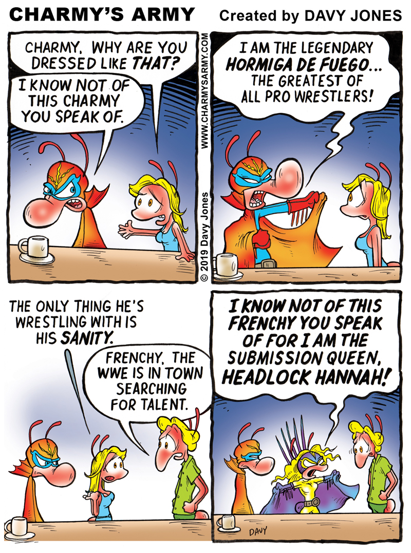 Charmy's Army introduces a NEW character in their comic strip.