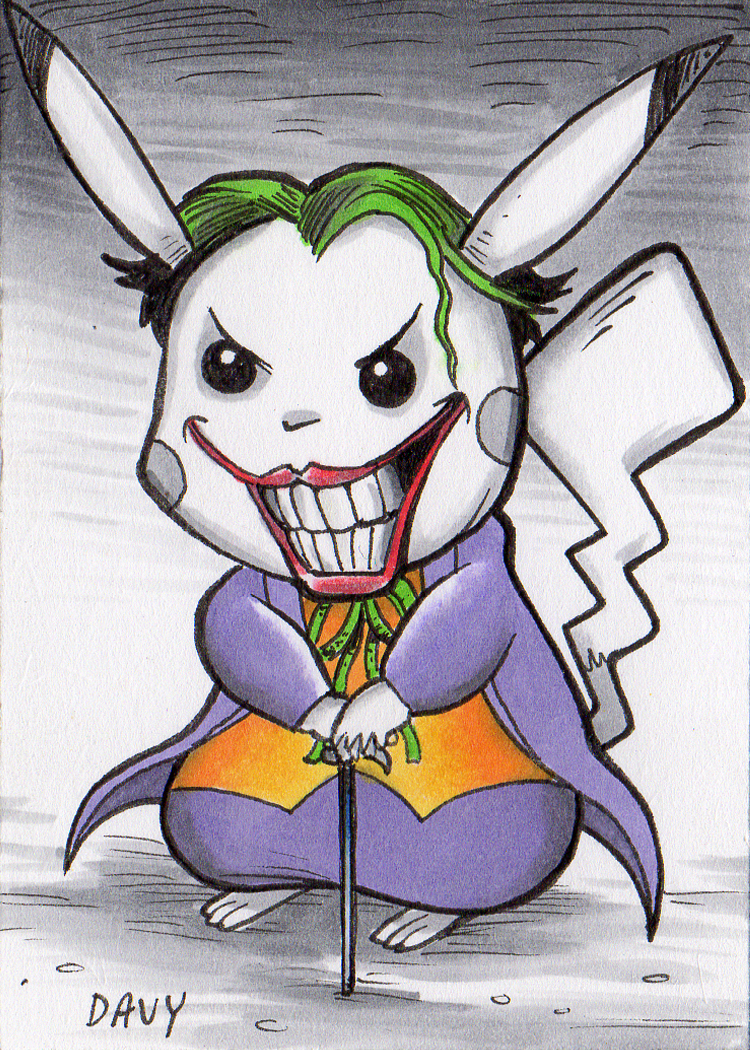 Pikachu as The Joker