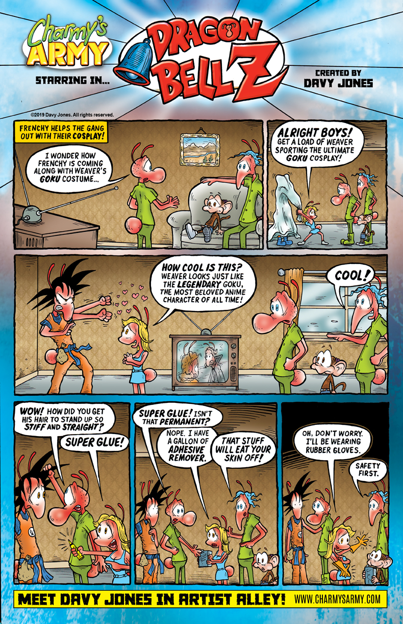 Here is my EXCLUSIVE comic page for Bell County Comic Con.