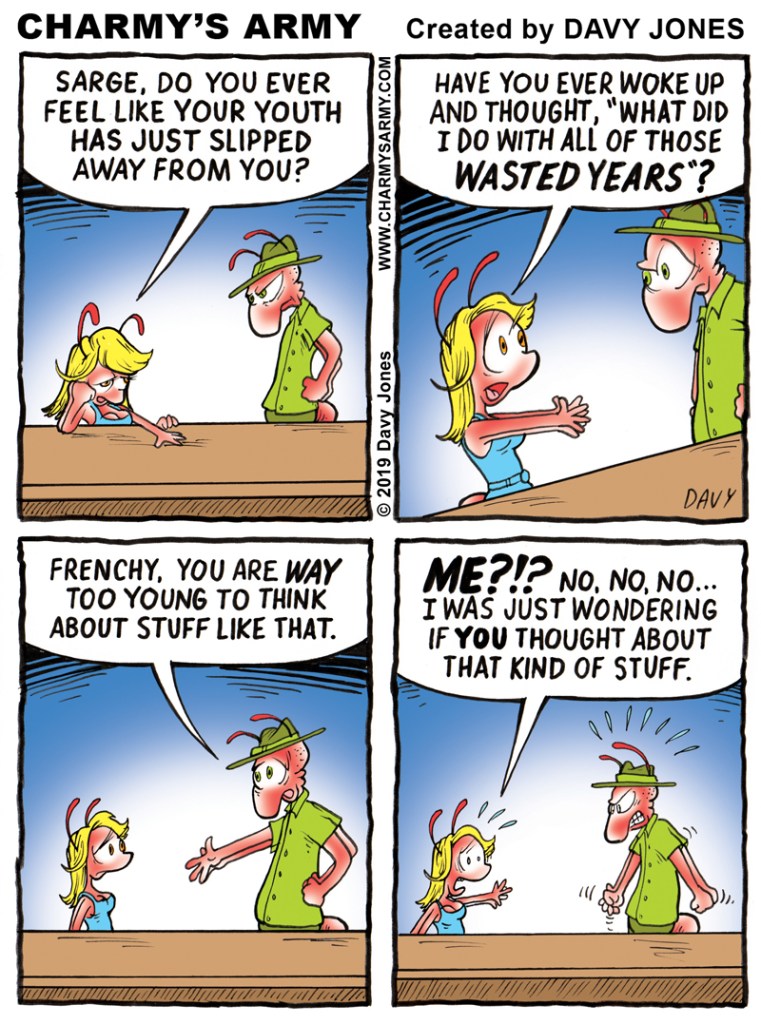 Frenchy and Sarge look back on life.