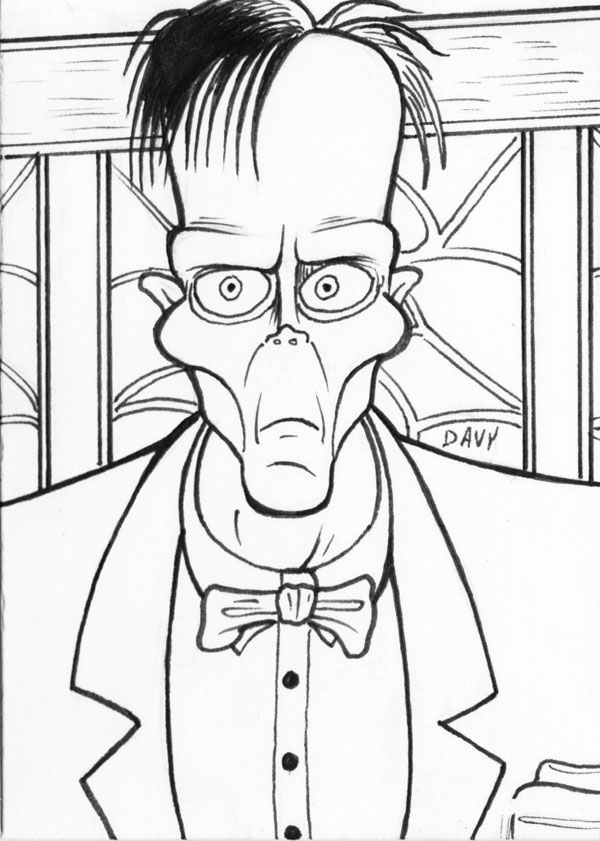 INKtober DAY 6 - Lurch from The Addams Family