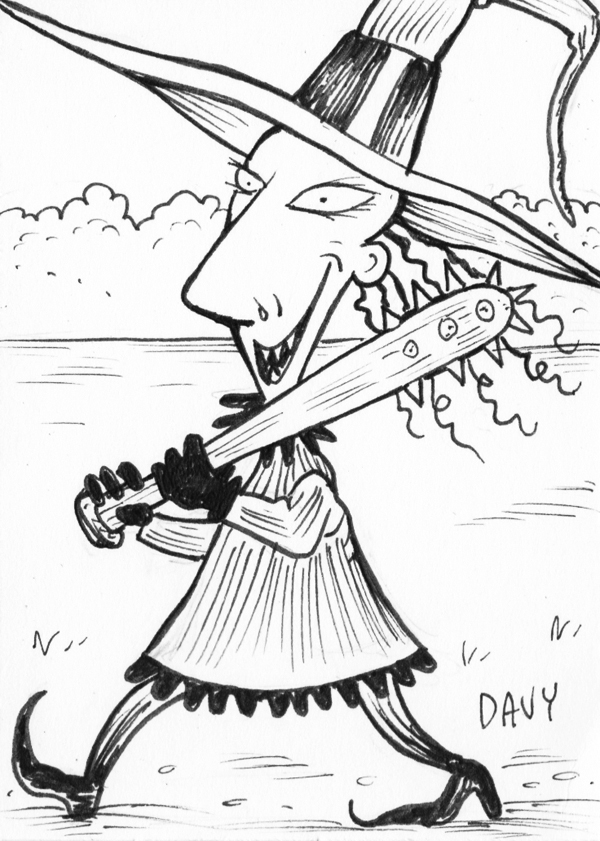 INKtober Day 15 - Stock from The Nightmare Before Christmas
