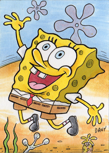 Spongebob Squarepants drawn by Davy Jones