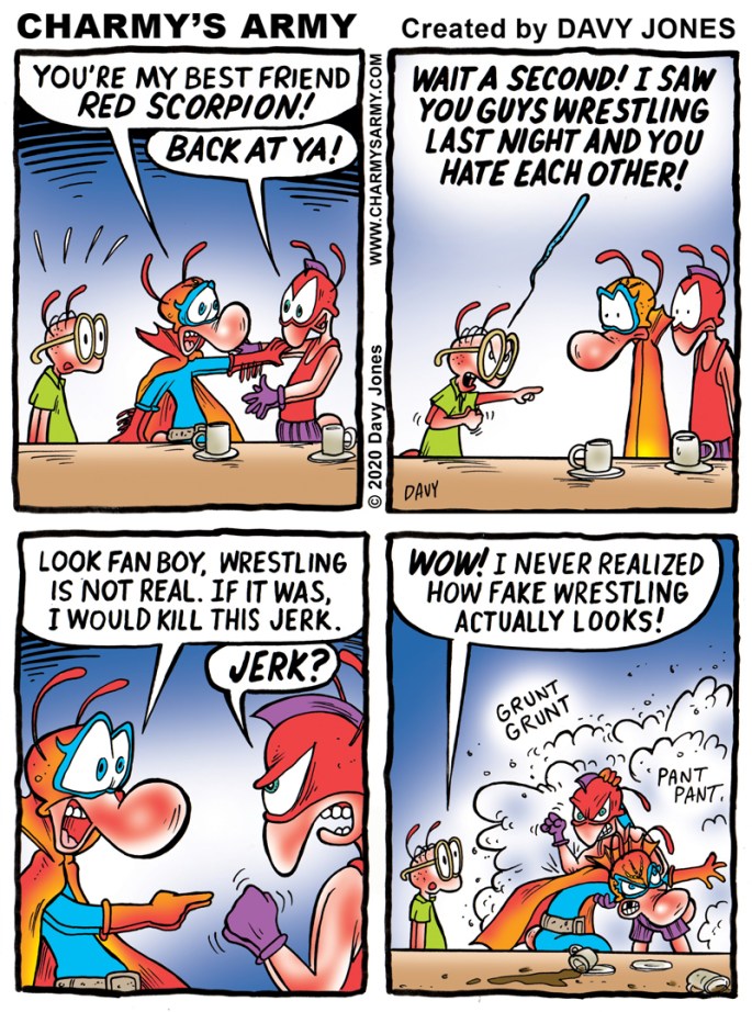 I agree with Turtle. Those two look so fake in today's strip.