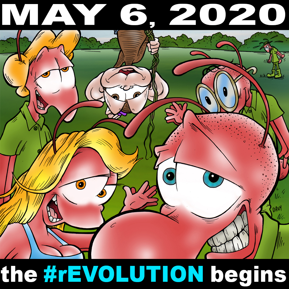 My comic book Charmy's Army Year One debuts on Comixology on May 6, 2020 and will collect all 52 comic strips from my first year running in weekly newspapers across America!