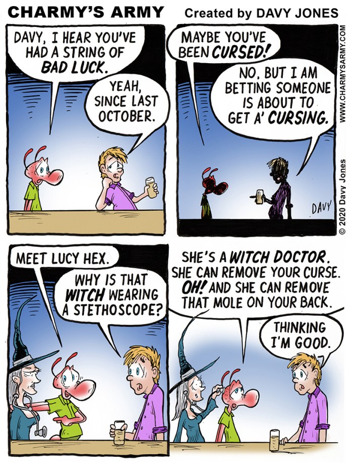 Davy and his Comic Strips is CURSED!