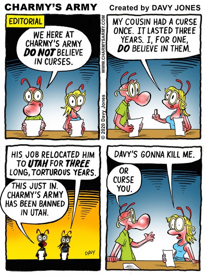 Today's comic strip is a
"matter of opinion"!