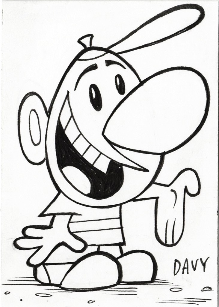 INKtober 2020 – Mandy from “The Grim Adventures of Billy and Mandy”
