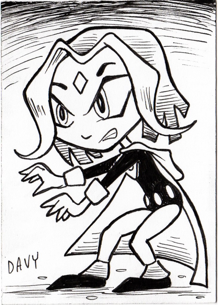 INKtober 2020 - Day 24 - Raven from The Teen Titans