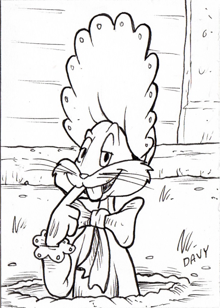 INKtober 2020 - Bugs Bunny as a Big Baby
