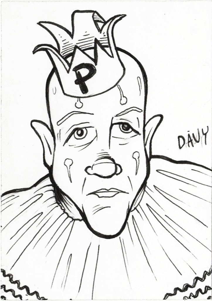 INKtober Day 4 - Puddles Pity Party