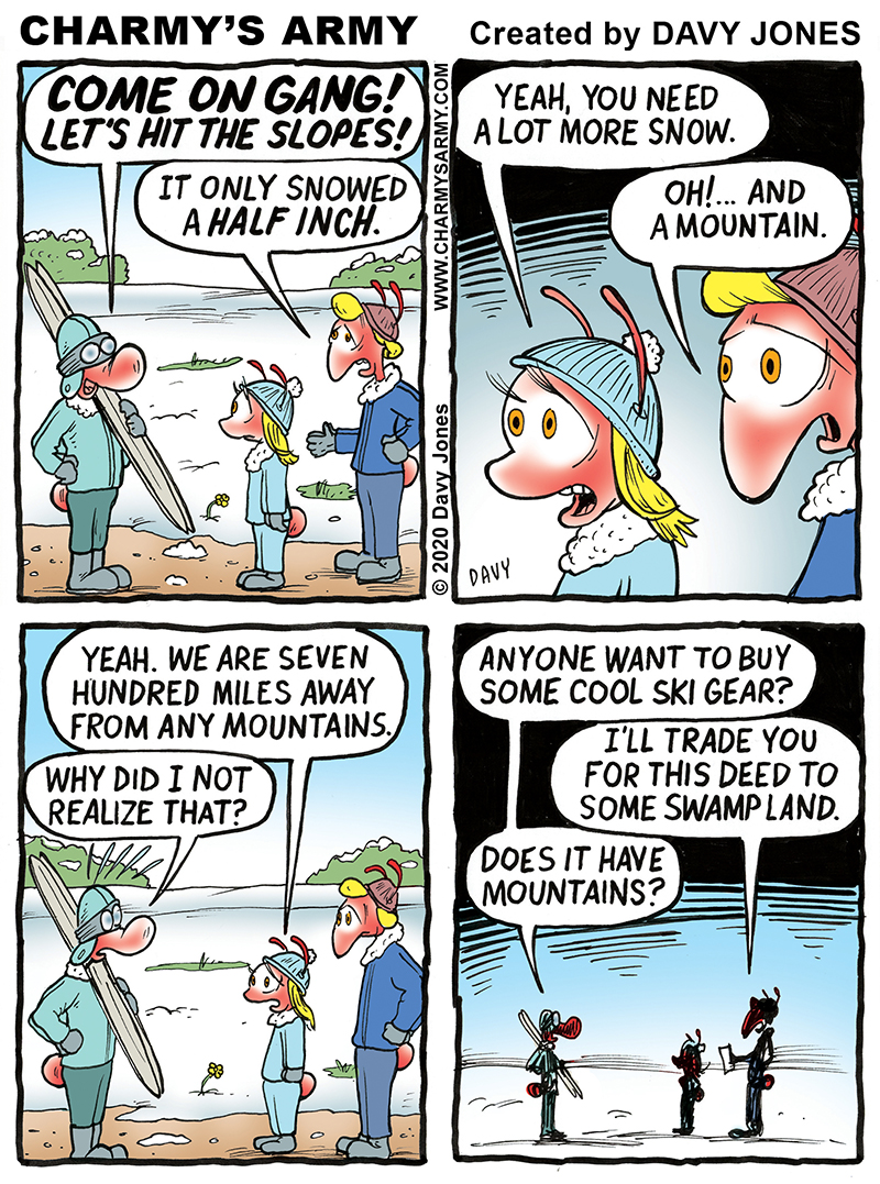 Charmy is ready to Hit the Slopes in Today’s Comic&nbsp;Strip