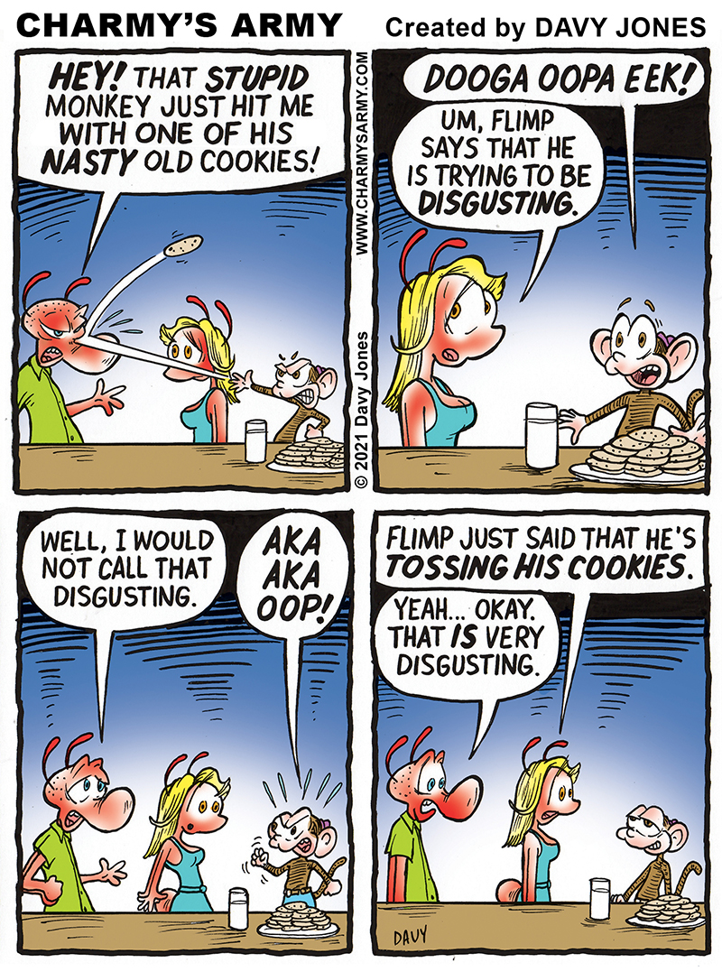Flimp gets NASTY in today’s comic&nbsp;strip!!!