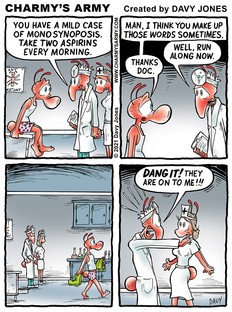 Charmy is REALLY SICK in today’s comic&nbsp;strip.
