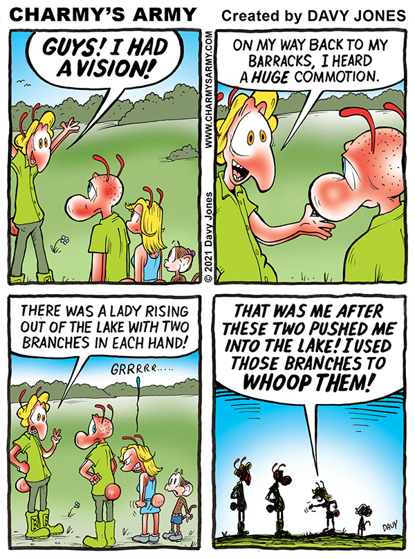 A Mysterious Lady Rises from the Lake in Today’s Comic&nbsp;Strip