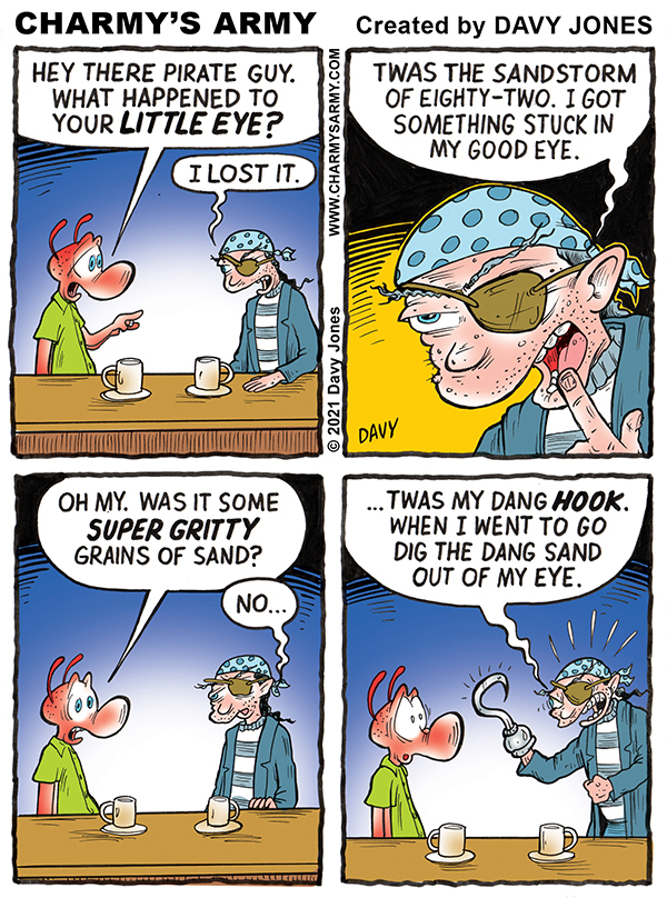 A Pirate Invades Today’s Comic&nbsp;Strip