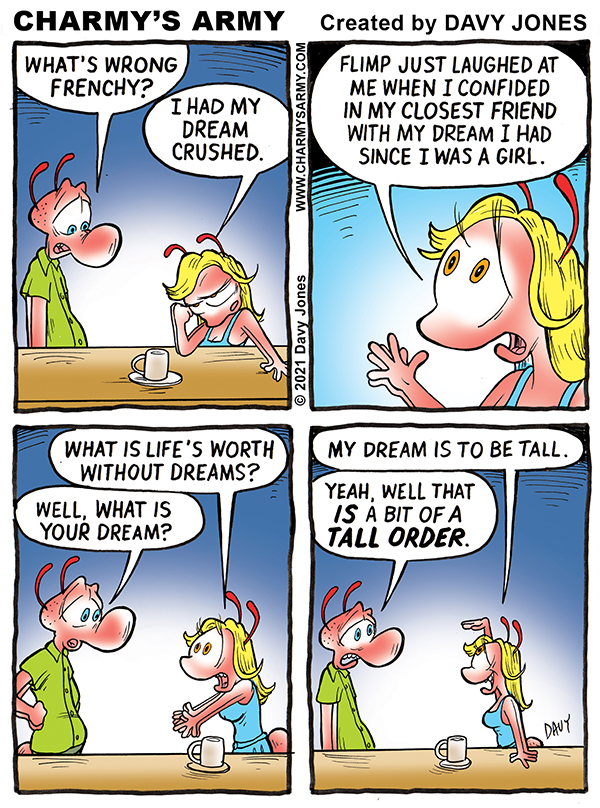 Frenchy Dreams Big in Today’s Comic&nbsp;Strip