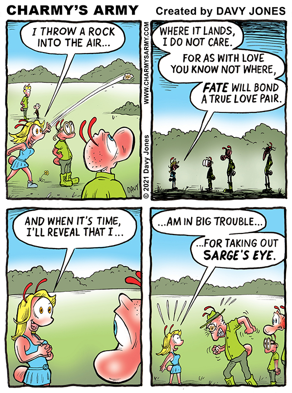 Frenchy is Quite Poetic in Today’s Comic&nbsp;Strip