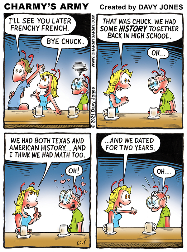 Frenchy Reveals Her Romantic History in Today’s Comic&nbsp;Strip