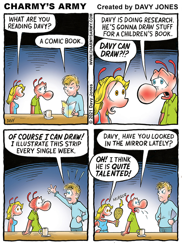 Davy Draws Attention in Today’s Comic&nbsp;Strip