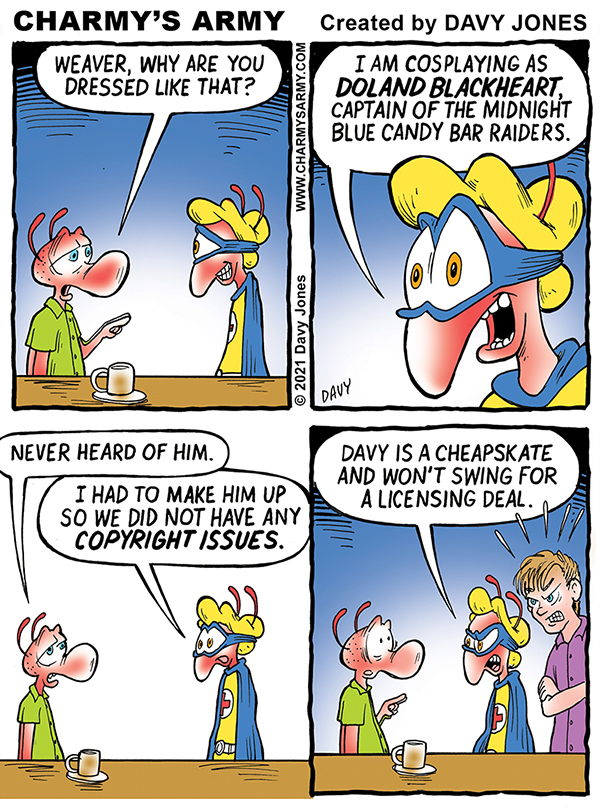Avoiding copyright issues at “all costs” in today’s comic&nbsp;strip…
