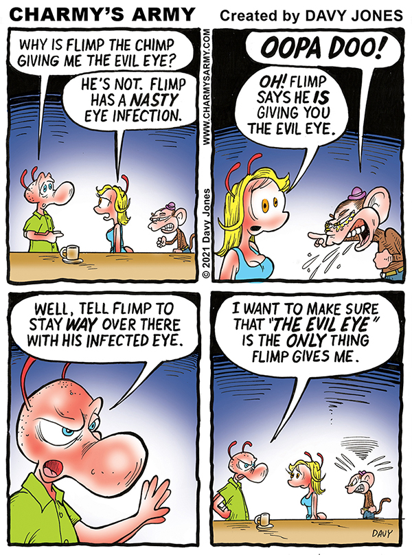 Flimp Possesses the Evil Eye in Today’s Comic&nbsp;Strip