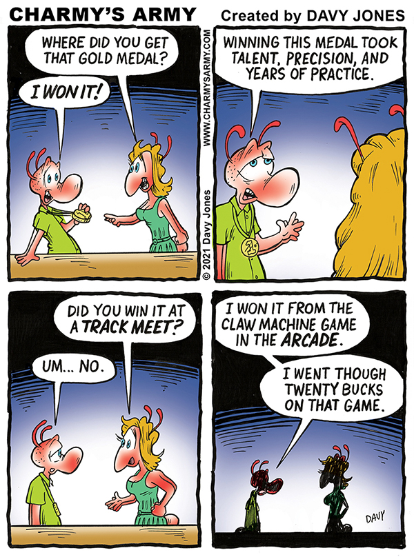 Charmy Gets a GOLD MEDAL for Today’s Comic&nbsp;Strip