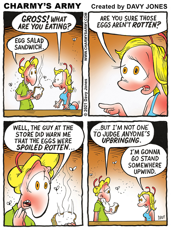 Today’s comic strip is completely&nbsp;rotten