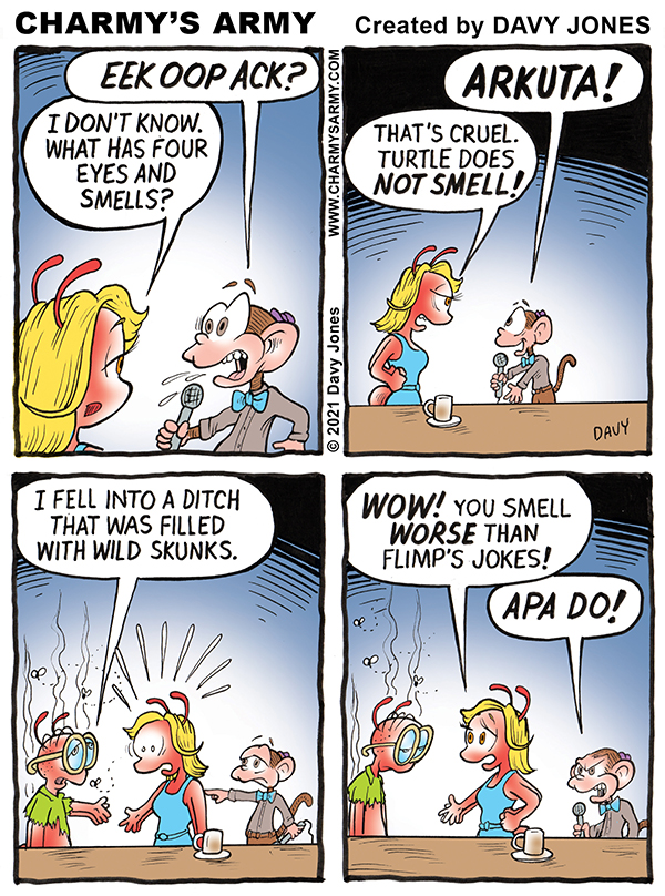 Flimp’s Joke in Today’s Comic Strip is “Ripe for the&nbsp;Picking”