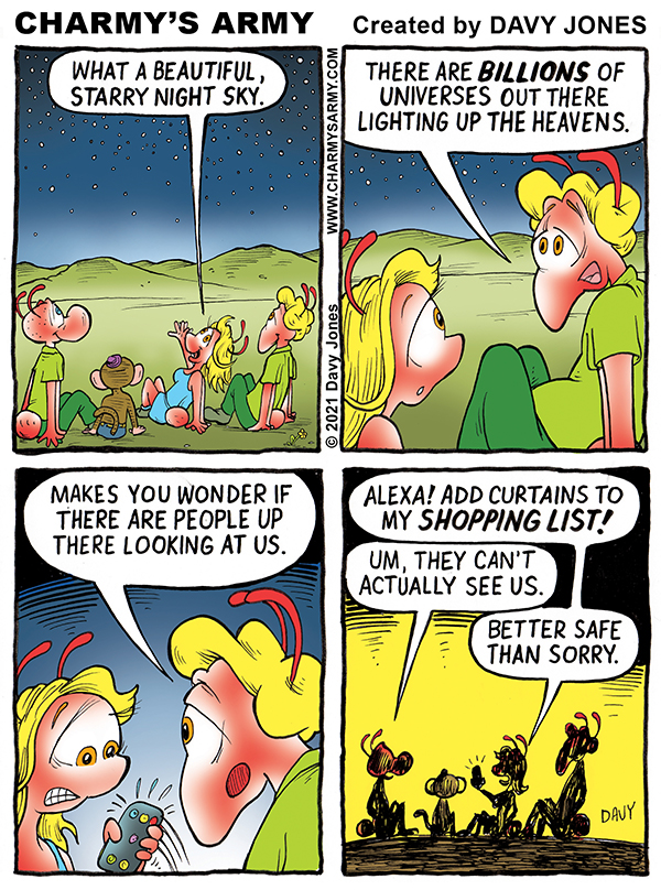 Charmy and the Gang Look to the Stars in Today’s Funny Comic&nbsp;Strip