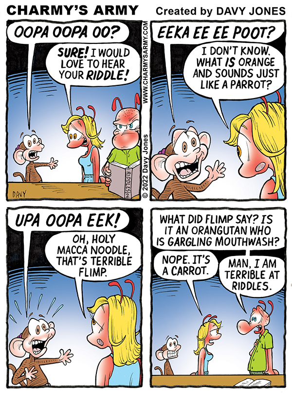 Orange Ya Glad I didn’t Say “Banana” in Today’s Comic&nbsp;Strip?