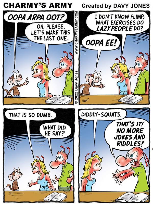 Flimp has One Final Riddle in Today’s Comic&nbsp;Strip