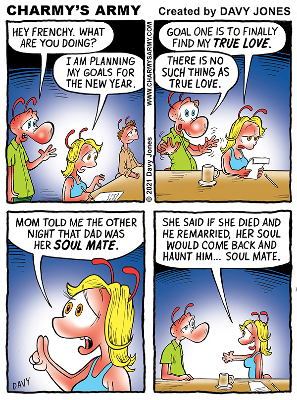 Frenchy makes Goals for the New Year in Today’s Comic&nbsp;Strip