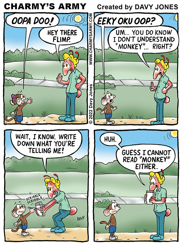 Flimp and Weaver are Not Quite Connecting in Today’s Comic&nbsp;Strip