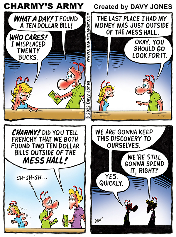 Frenchy Loses Her Money in Today’s Comic&nbsp;Strip