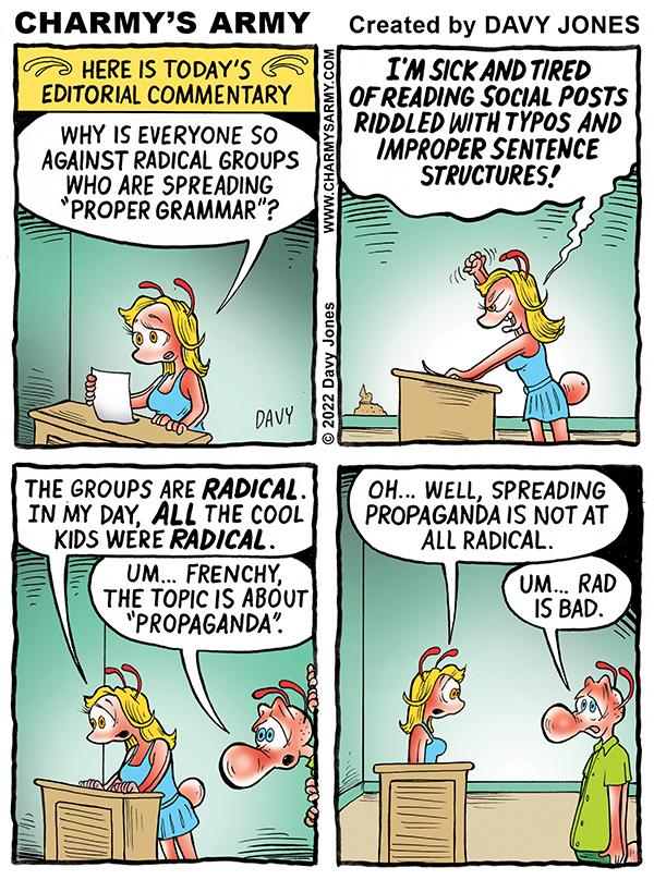 Frenchy gets everything screwed up once again in today’s comic&nbsp;strip