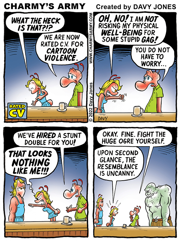 Today’s Comic Strip is Rated CV for Cartoon&nbsp;Violence