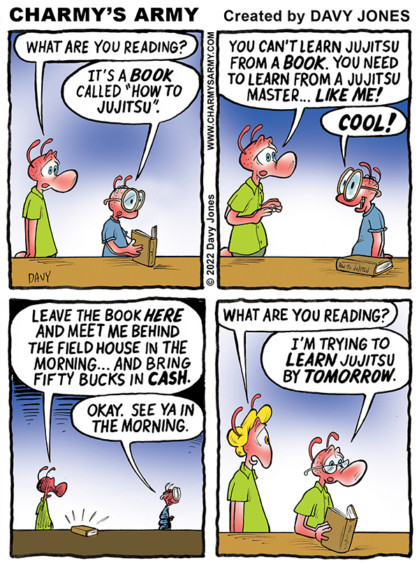 Charmy is a Master of Jujitsu in Today’s Comic&nbsp;Strip