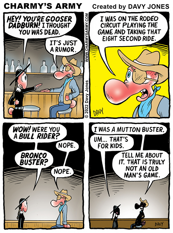 Charmy returns as Gooser Dadburn and Reveals his Life as a Rodeo&nbsp;Star