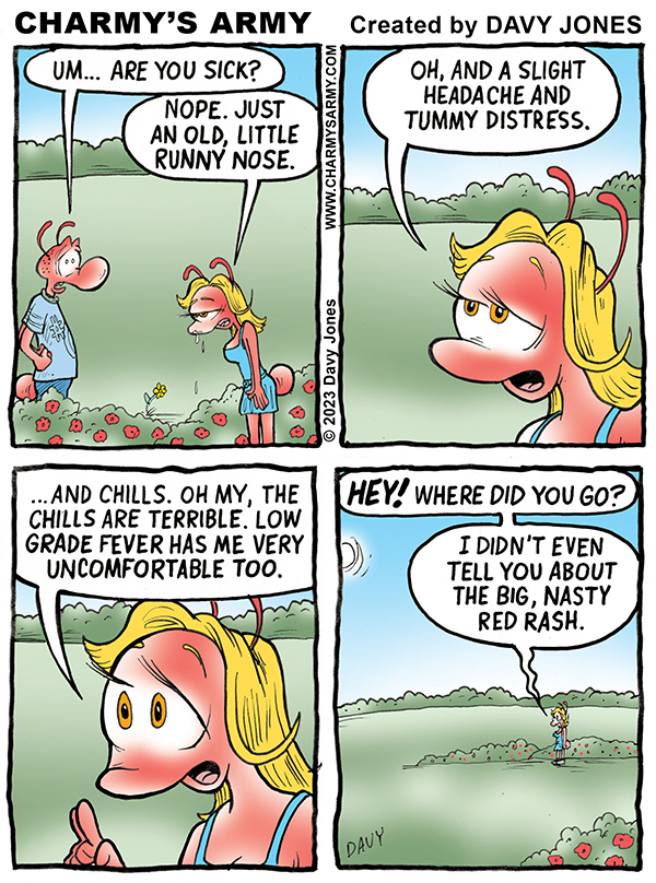 Frenchy has a Terribly Nasty Cold in Today’s Comic&nbsp;Strip